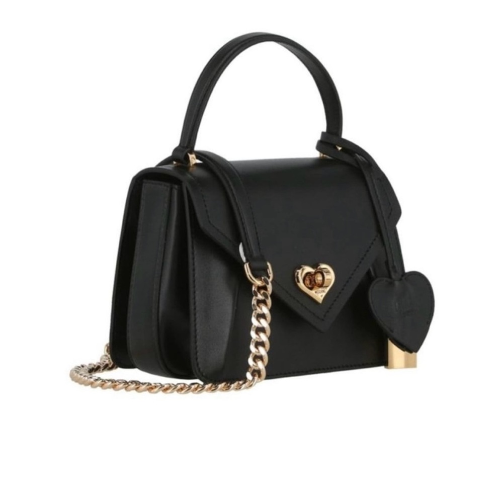 Moschino Heart Lock Crossbody Bag